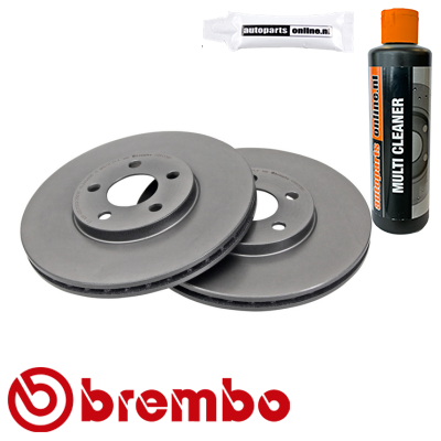 Set (2x) Remschijven voorzijde Brembo premium voor Chrysler Pt Cruiser 2.0