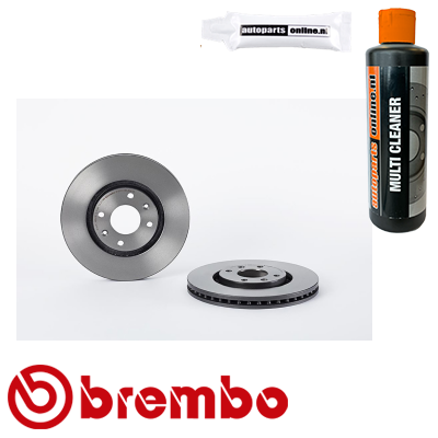 Set (2x) Remschijven Brembo premium voor Citroen Berlingo 1.6