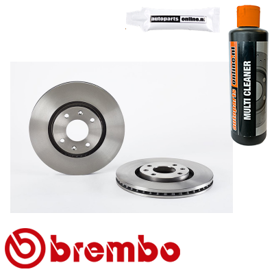 Set (2x) Remschijven Brembo premium voor Citroen Berlingo 1.6