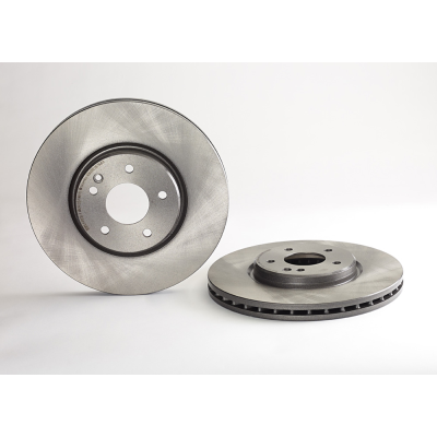 Set (2x) Remschijven voorzijde Brembo premium voor Mercedes-benz Clk (c208) 430 (208.370)