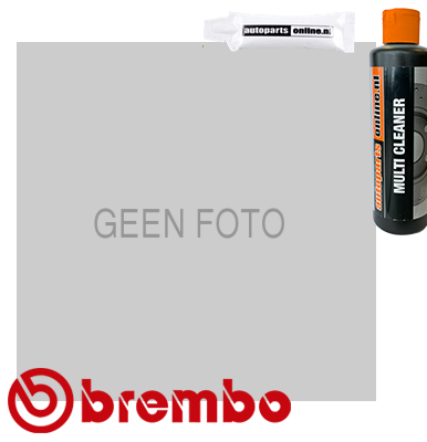 Set (2x) Remschijven voorzijde Brembo premium voor Opel Astra K Sports Tourer 1.4 Cng 