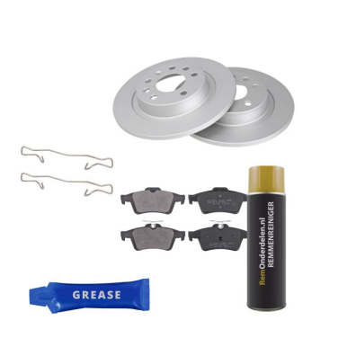 Voordeelpakket remschijven & remblokken achterzijde voor Saab 9-3 2.0 T Xwd