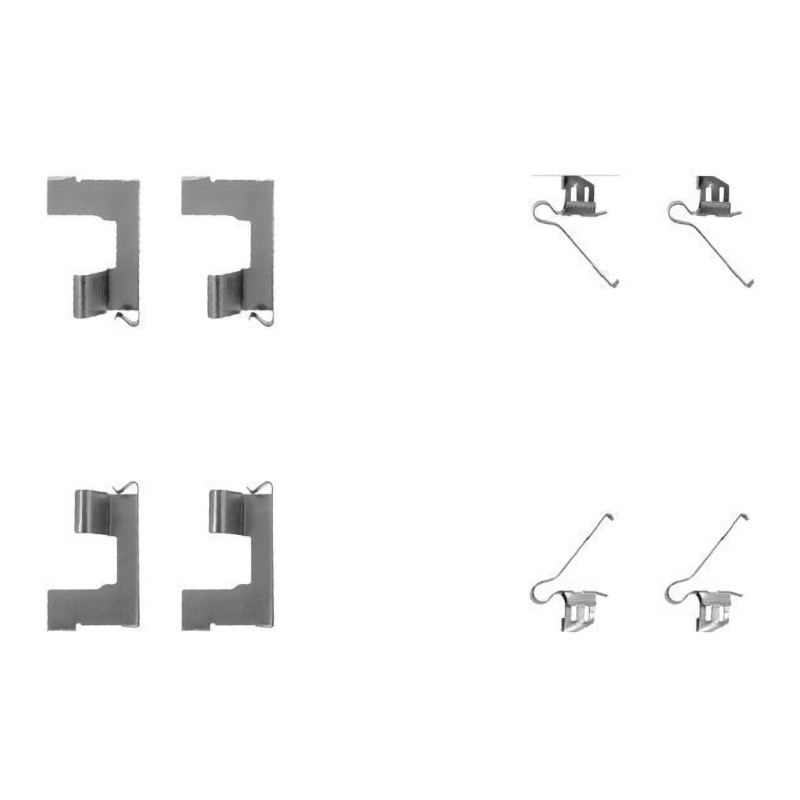 Remblok-montageset Vooras