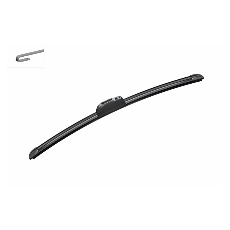 Ruitenwisser Aan de bestuurderszijde, Aan passagierszijde, Voor - Flat blade wisserblad