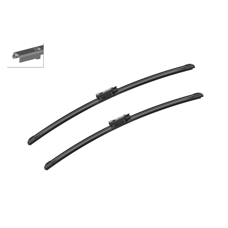 Ruitenwisser Voor - Flat blade wisserblad