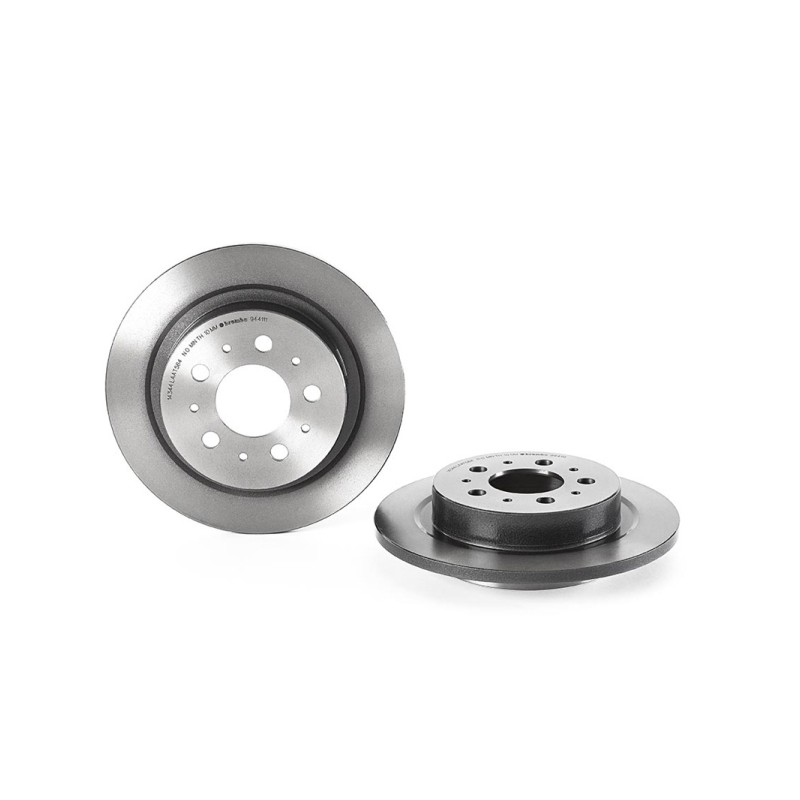 Remschijven Achteras Brembo Premium