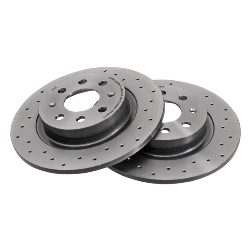 Remschijven Achteras Brembo Premium