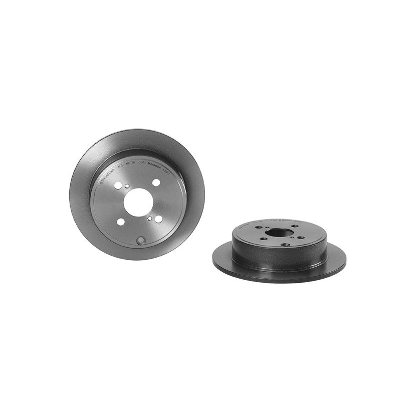Remschijven Achteras Brembo Premium