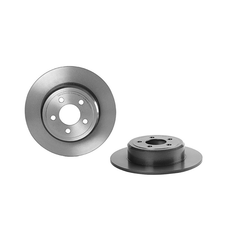 Remschijven Achteras Brembo Premium