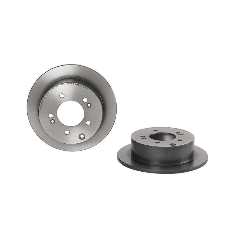 Remschijven Achteras Brembo Premium
