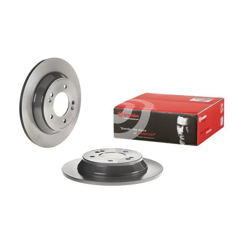 Remschijven Achteras Brembo Premium