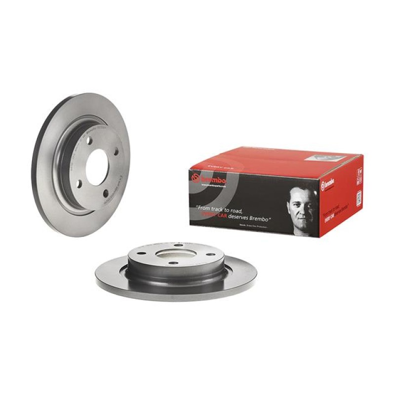 Remschijven Achteras Brembo Premium