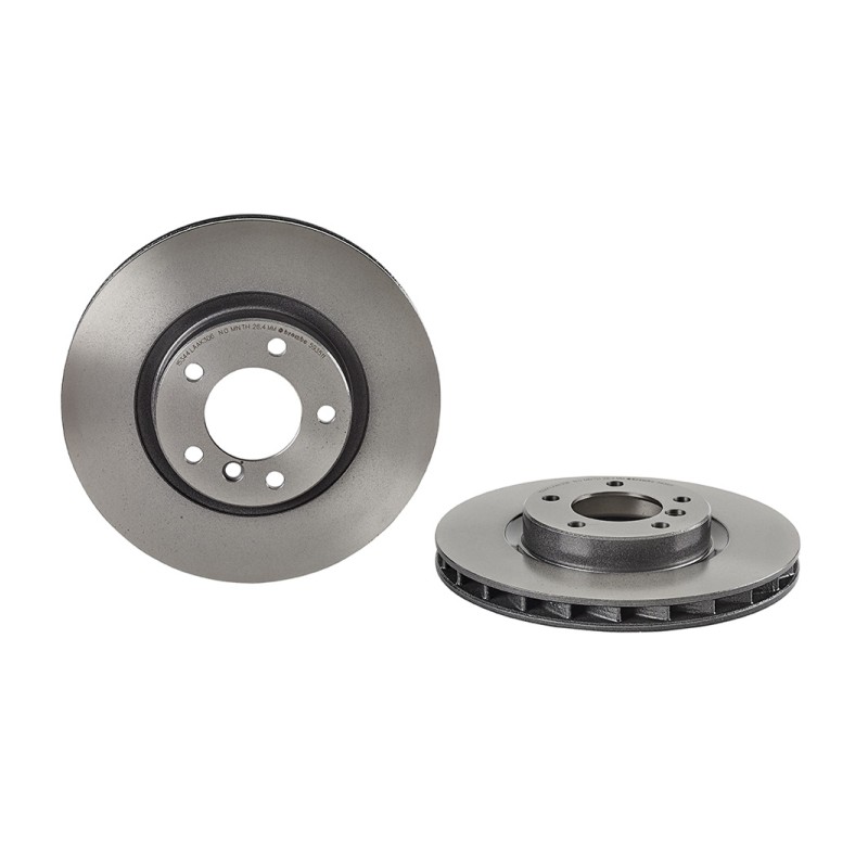 Remschijf Vooras, Vooras rechts Brembo Premium