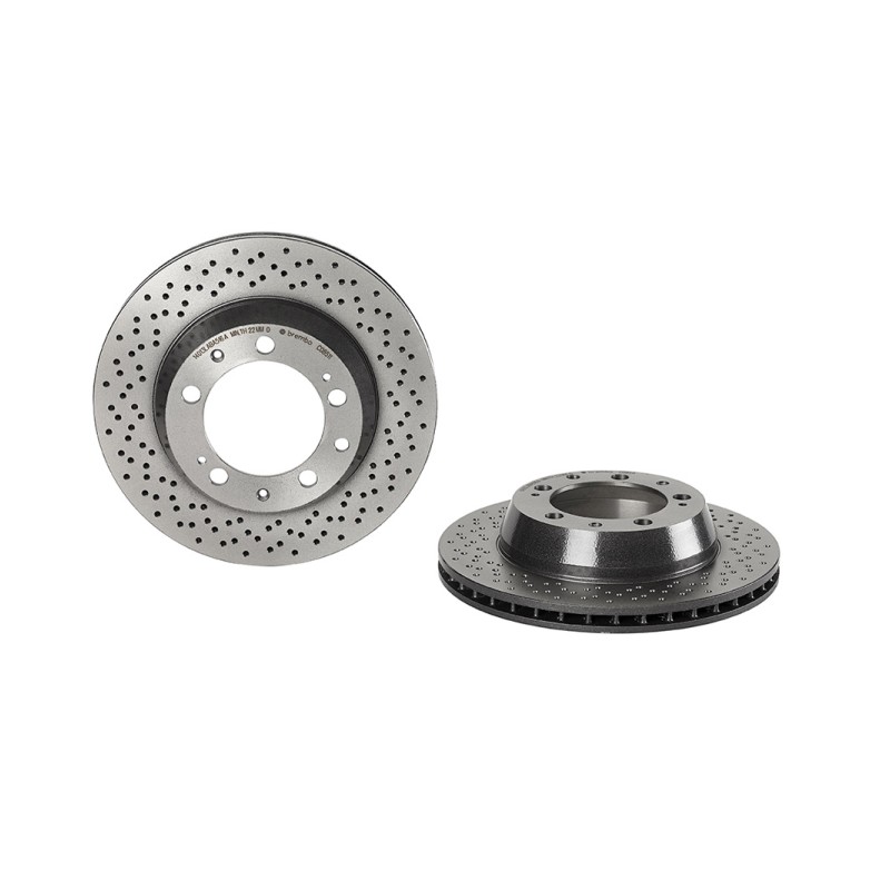 Remschijven Achteras Brembo Premium
