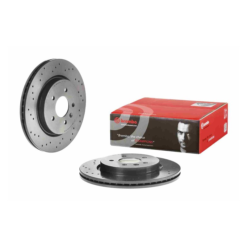Remschijven Achteras Brembo Premium