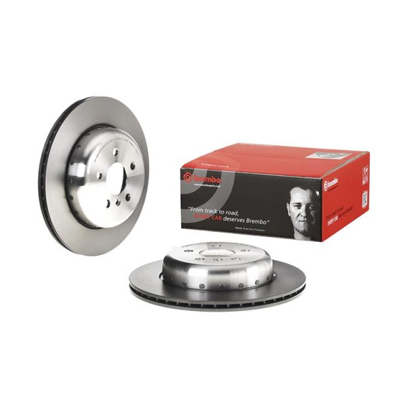 Remschijf Achteras links Brembo Premium