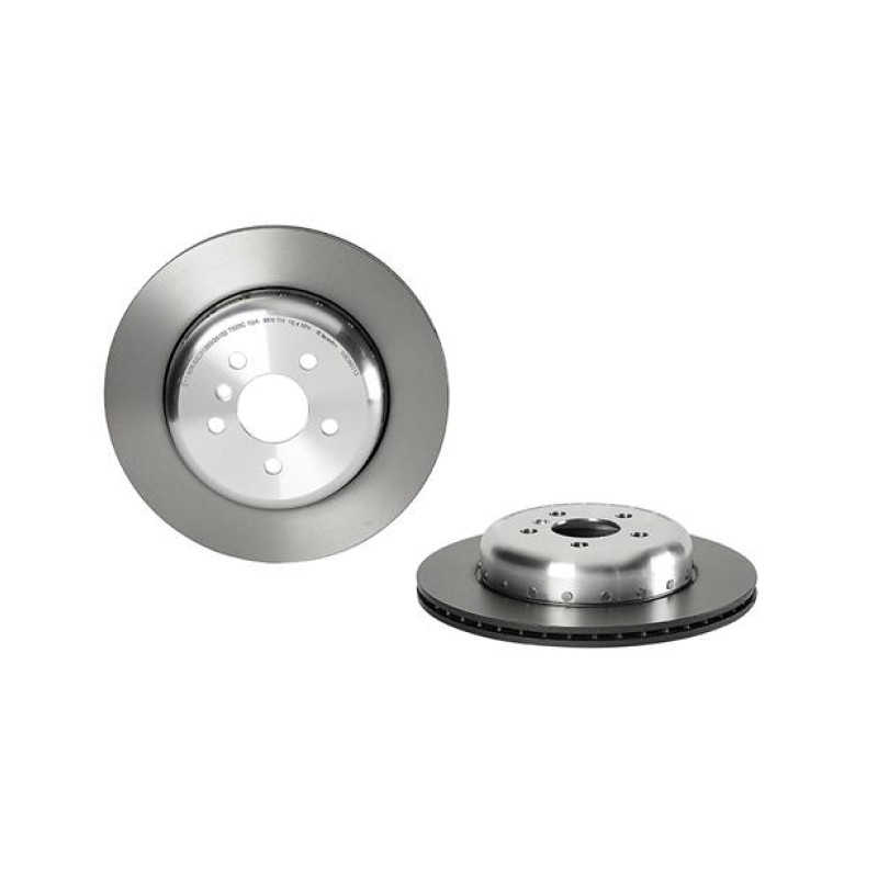 Remschijf Achteras rechts Brembo Premium