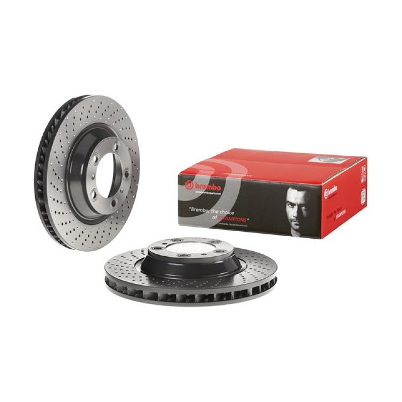Remschijf Vooras links Brembo Premium
