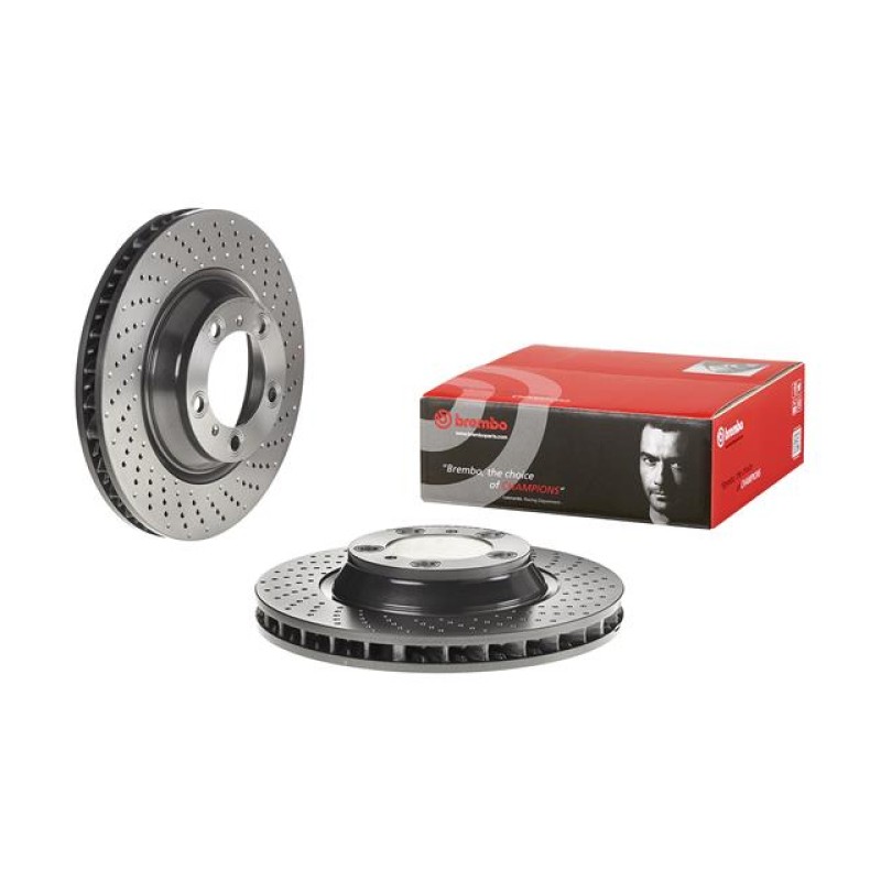 Remschijf Vooras rechts Brembo Premium