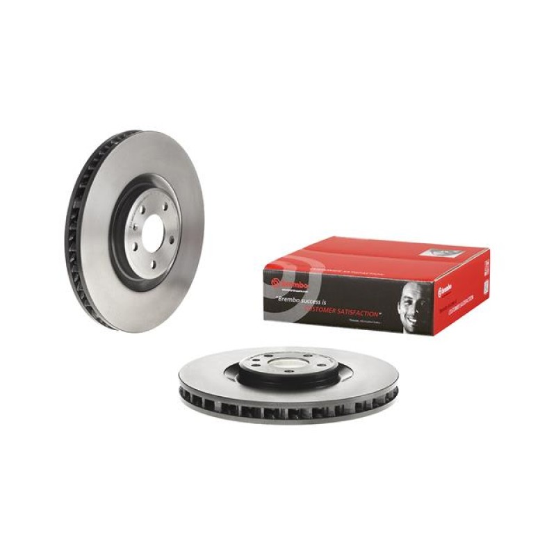 Remschijf Vooras, Vooras rechts Brembo Premium