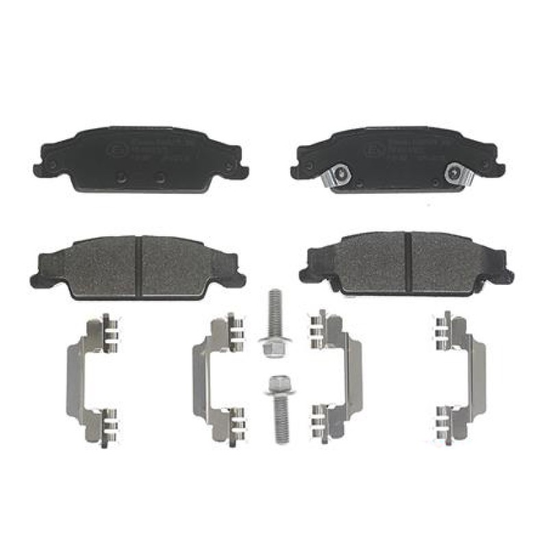 Remblokkenset Achteras Brembo premium