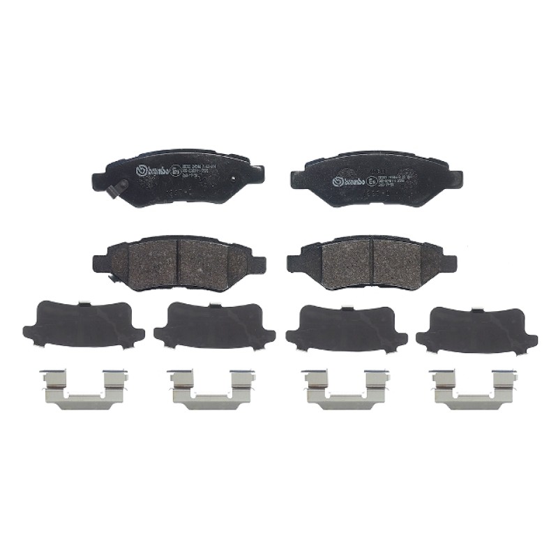 Remblokkenset Achteras Brembo premium
