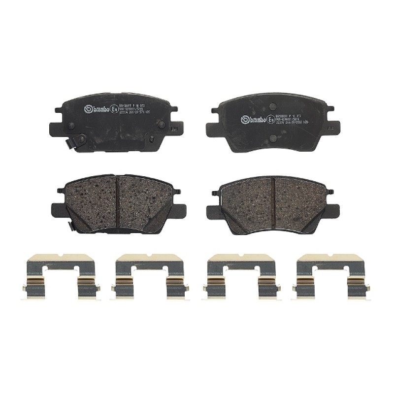 Remblokkenset Vooras Brembo premium