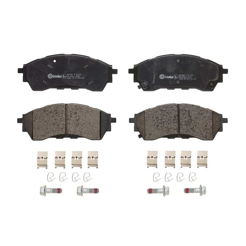 Remblokkenset Vooras Brembo premium