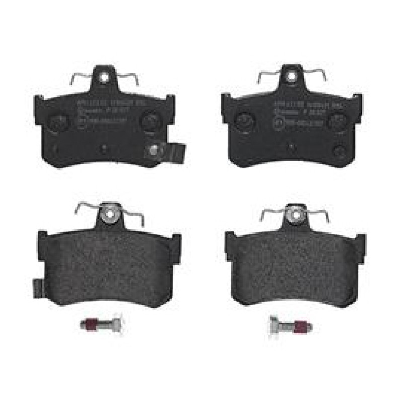 Remblokkenset Achteras Brembo premium