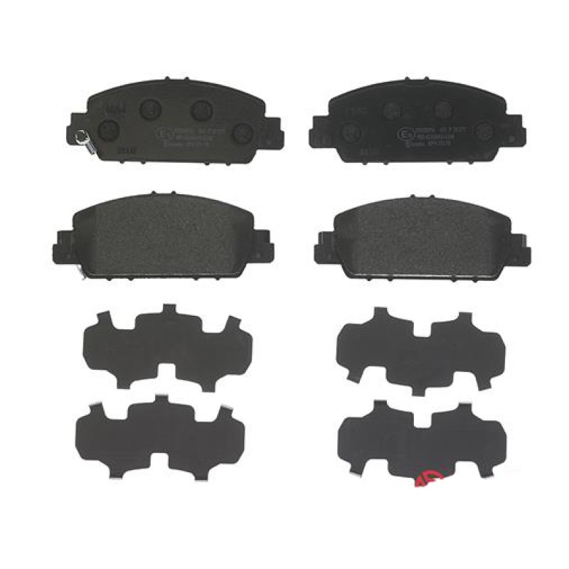 Remblokkenset Vooras Brembo premium