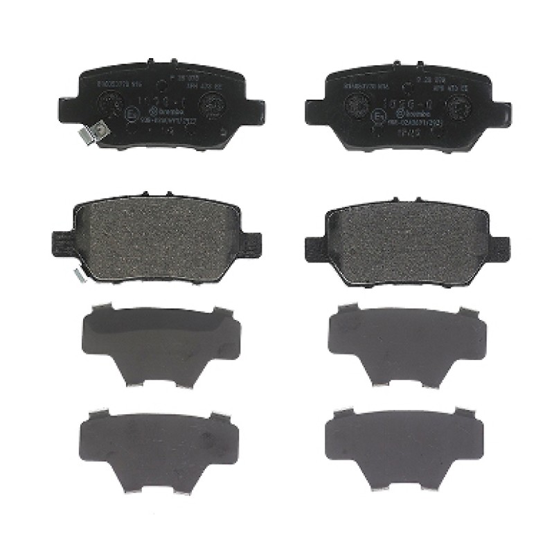 Remblokkenset Achteras Brembo premium