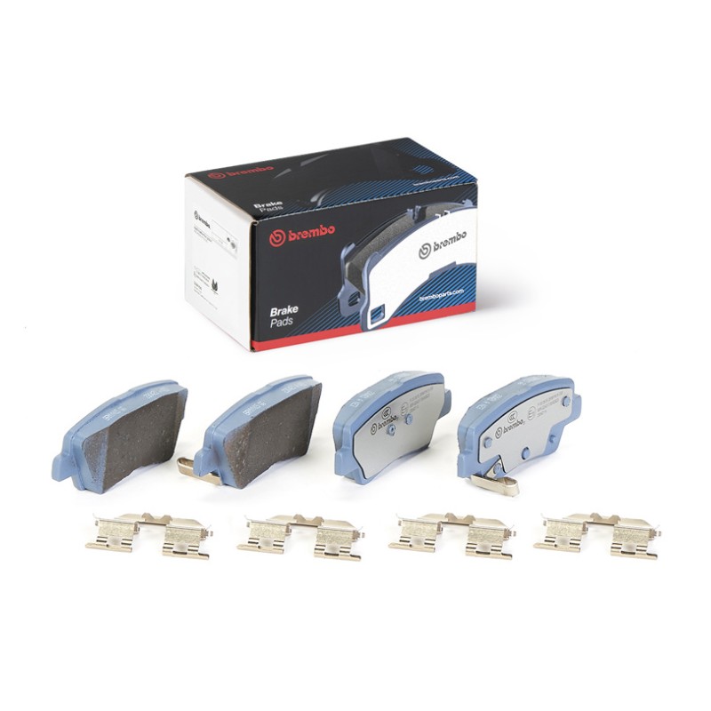 Remblokkenset Achteras Brembo premium