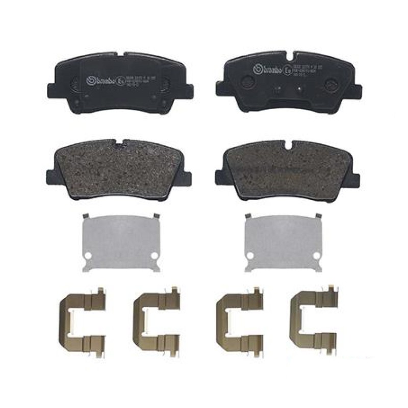 Remblokkenset Achteras Brembo premium