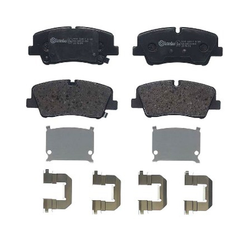 Remblokkenset Achteras Brembo premium