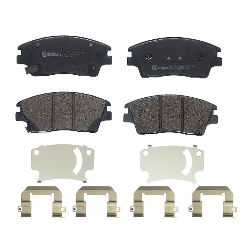 Remblokkenset Vooras Brembo premium