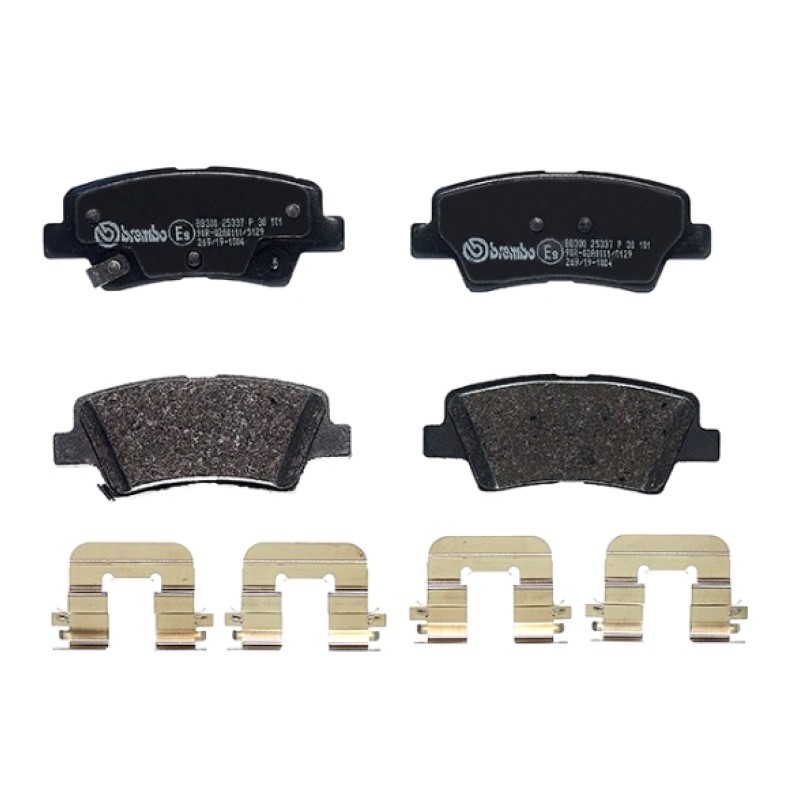 Remblokkenset Achteras Brembo premium