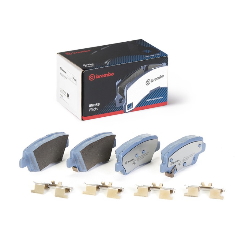 Remblokkenset Achteras Brembo premium