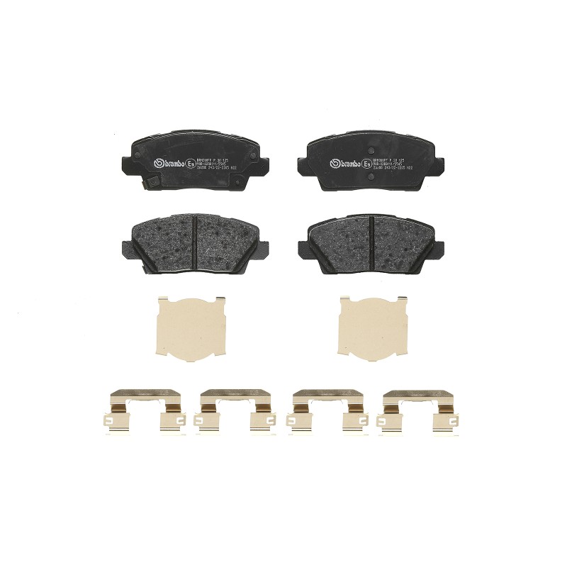 Remblokkenset Vooras Brembo premium