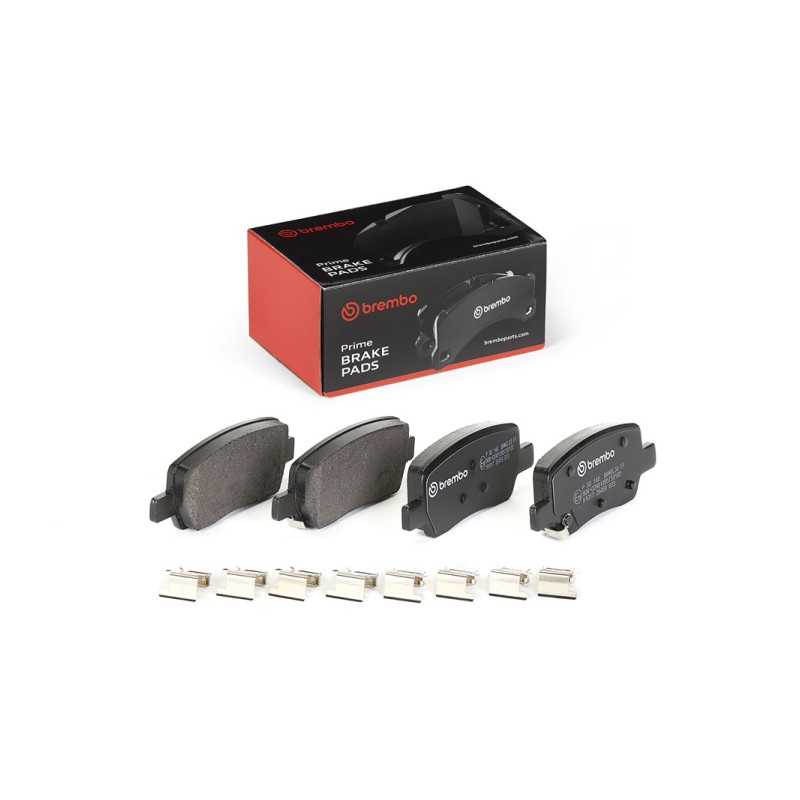 Remblokkenset Achteras Brembo premium