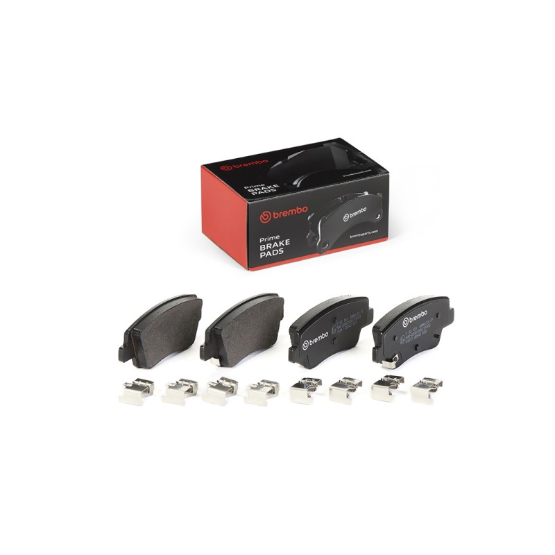Remblokkenset Achteras Brembo premium