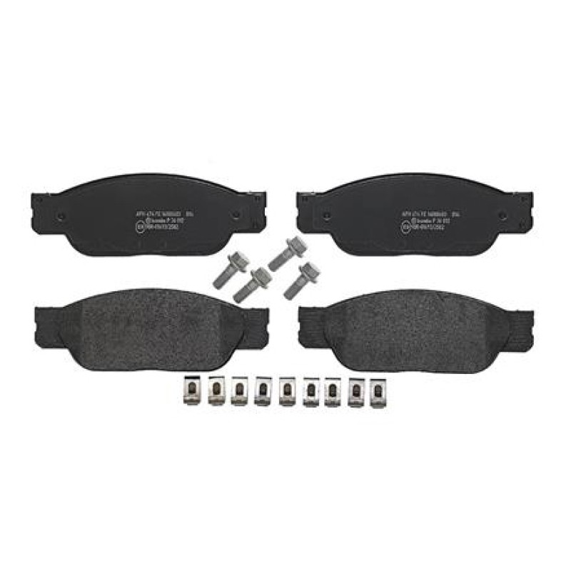 Remblokkenset Vooras Brembo premium