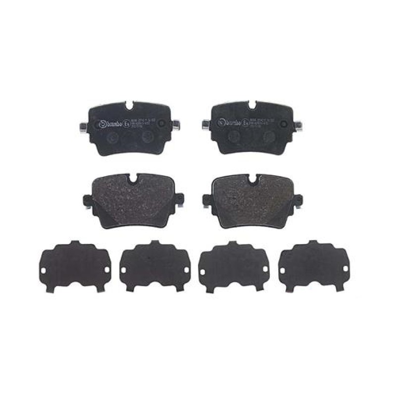 Remblokkenset Achteras Brembo premium