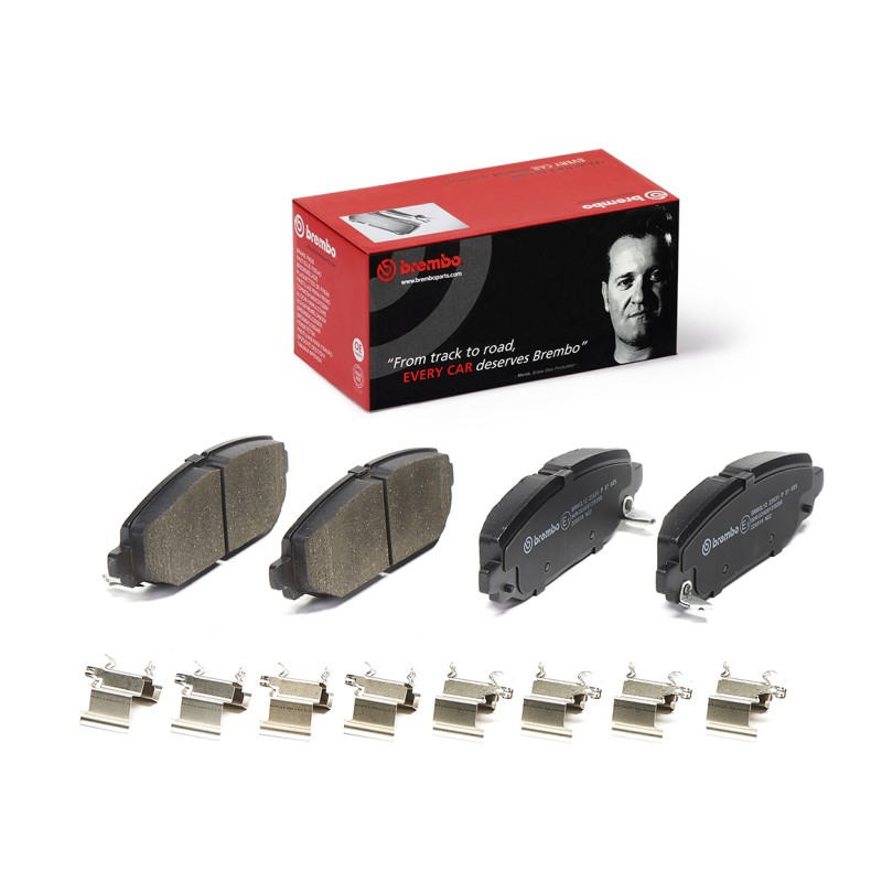 Remblokkenset Achteras Brembo premium