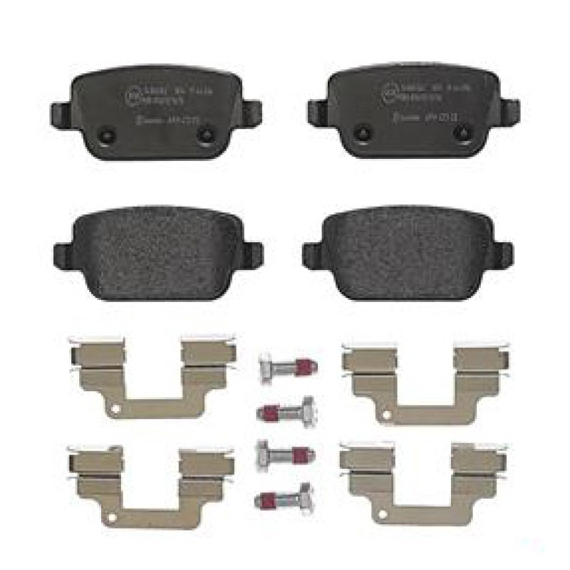 Remblokkenset Achteras Brembo premium