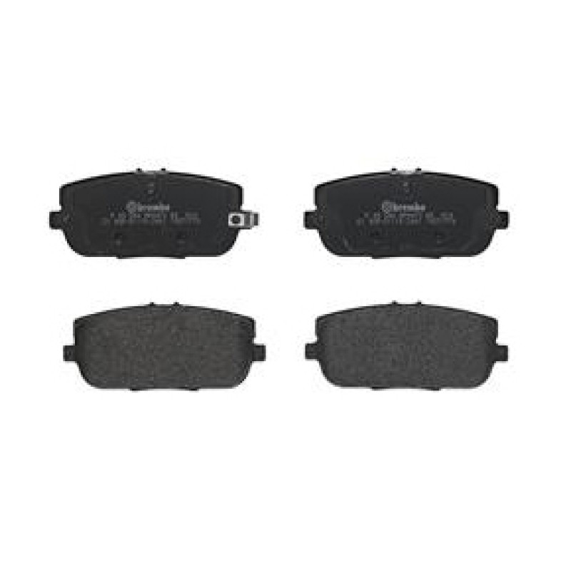 Remblokkenset Achteras Brembo premium