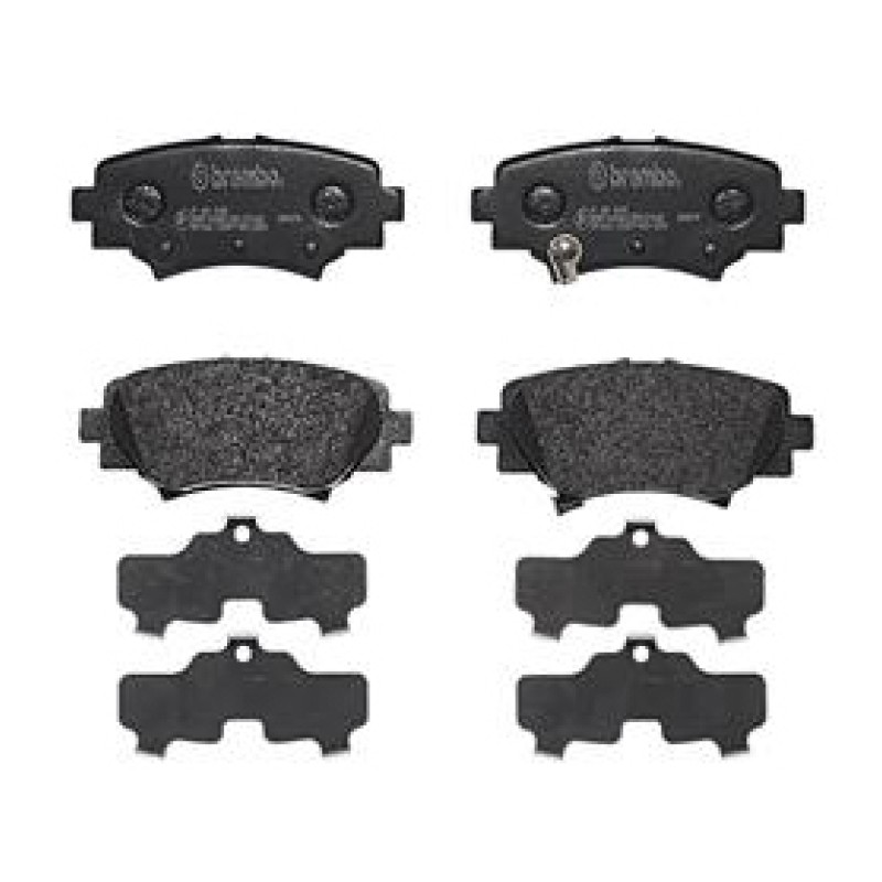 Remblokkenset Achteras Brembo premium
