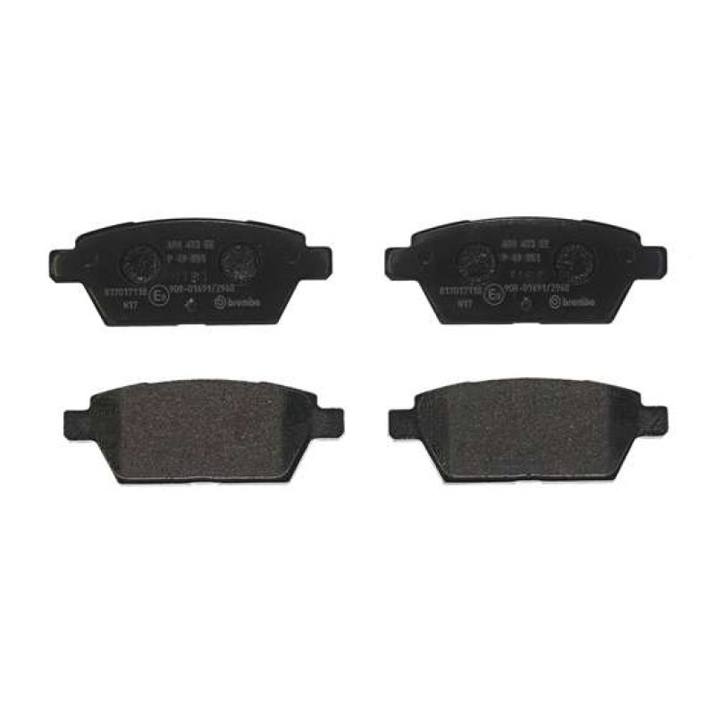 Remblokkenset Achteras Brembo premium