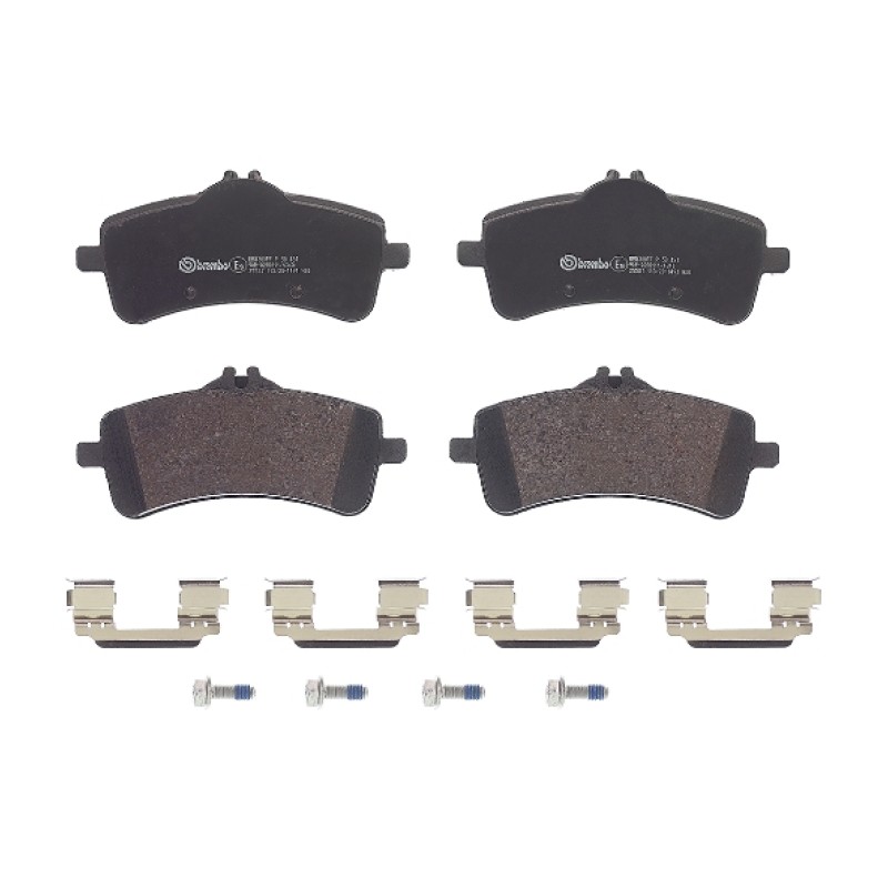 Remblokkenset Achteras Brembo premium