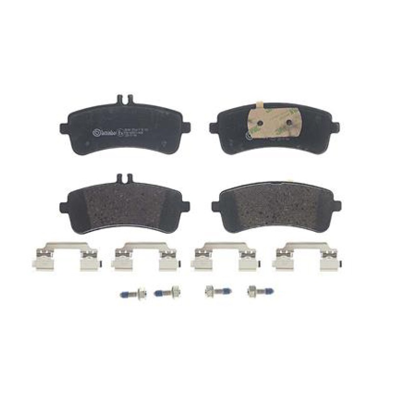Remblokkenset Achteras Brembo premium