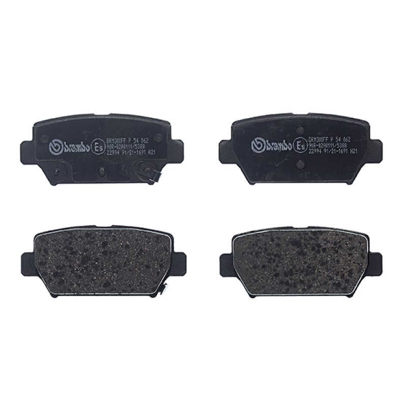 Remblokkenset Achteras Brembo premium